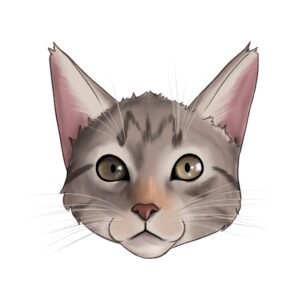 Mitsu Unieke illustratie van jouw huisdier!